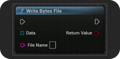 Write Bytes file node image